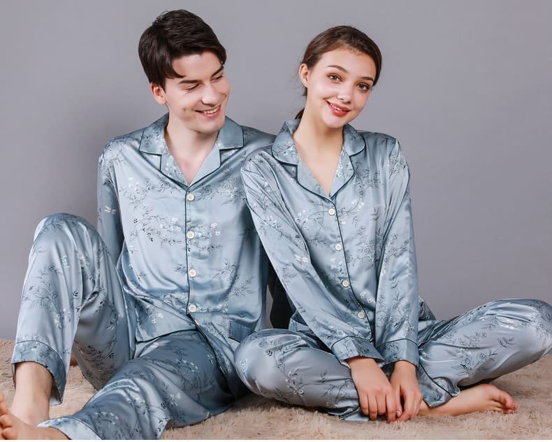 Ensemble Pyjama pour couple Satin