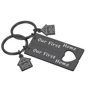 Porte clés couple maison First home