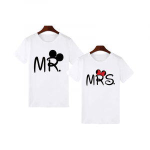 Ensemble Tee shirt Disney pour couple Mariage