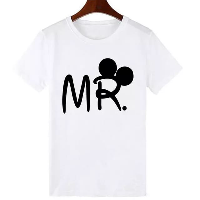 Ensemble Tee shirt couple Mr/Mrs Disney