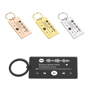 Porte clés couple tags Spotify